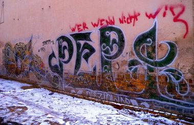 Graffiti Wall - Photo by barbara - pep, 1, wer