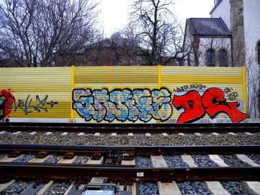 Graffiti Wall - Photo by barbara - sarce, be