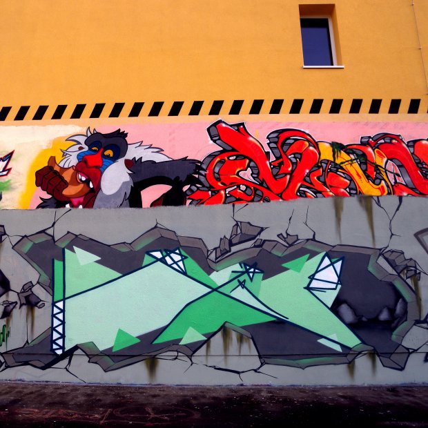 Graffiti Wall - Photo by barbara - urine