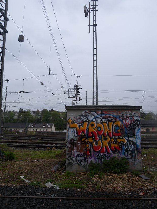 Graffiti Wall - Photo by barbara - wrong, turn, spooky