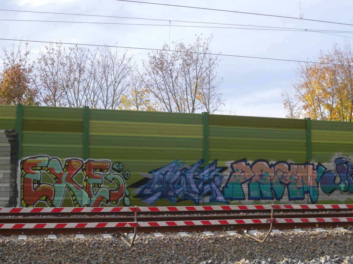 Graffiti Bombing - Photo by barbara - exe, farm