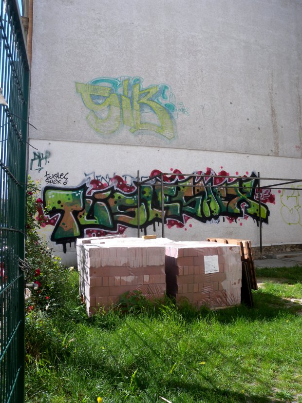 Graffiti Wall - Photo by barbara - sib, tusle, shex