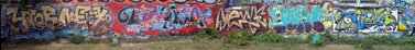 Graffiti Wall - Photo by barbara - hiob, nexoe, psyco
