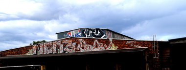 Graffiti Wall - Photo by barbara - wra, nerz, snow