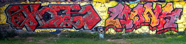 Graffiti Wall - Photo by barbara - kloak, monk