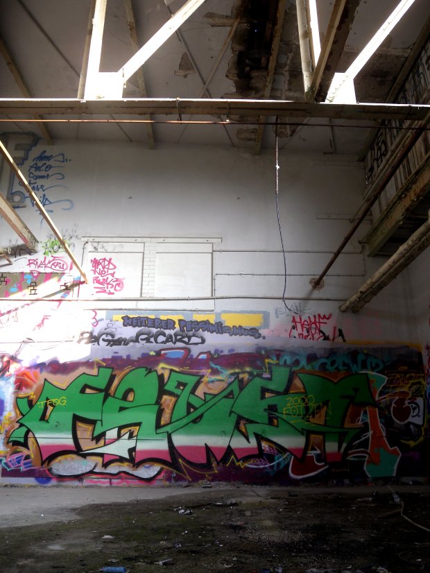 Graffiti Wall - Photo by barbara - frust, tfog, 2000