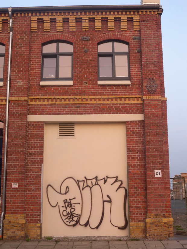 Graffiti Bombing - Photo by barbara - olek, bof, cwr