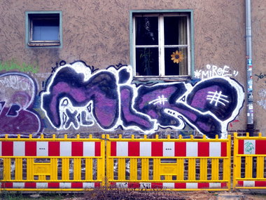 Graffiti Bombing - Photo by barbara - miro, xl