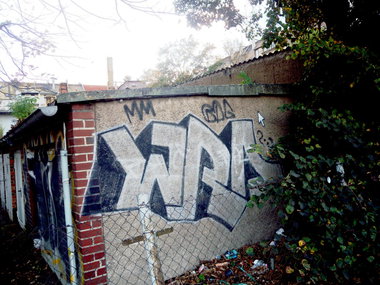Graffiti Bombing - Photo by barbara - wra, mm, bdg