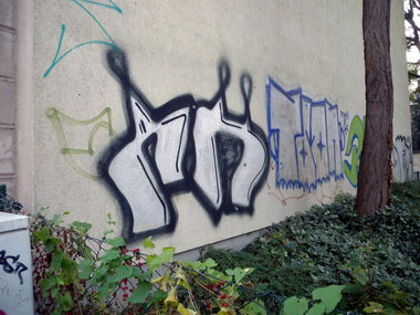 Graffiti Bombing - Photo by barbara - ah, toon