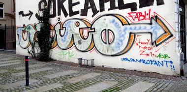 Graffiti Bombing - Photo by barbara - miro