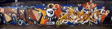 Graffiti Wall - Photo by barbara - freak, opst, hcr