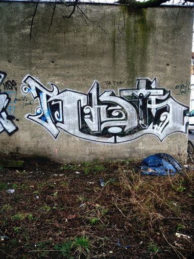 Graffiti Bombing - Photo by barbara - riots?