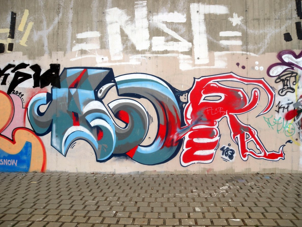 Graffiti Bombing - Photo by barbara - hor