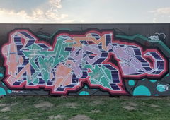 Graffiti Wall - Photo by bares79 - typ, regscrew, mdtk (2021)