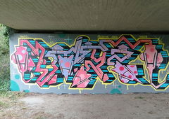 Graffiti Wall - Photo by bares79 - typ, regscrew, mdtk (2021)