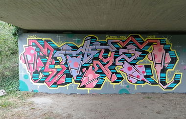 Graffiti Wall - Photo by bares79 - typ, regscrew, mdtk (2021)