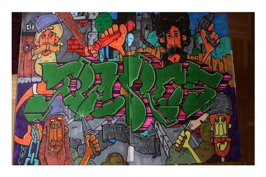 Graffiti Sketch - Photo by bares79 - bares (2013)