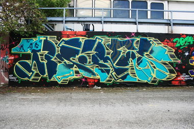 Graffiti Wall - Photo by bares79 - adf, // (2014)