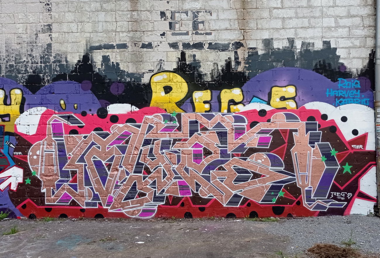 Graffiti Wall - Photo by bares79 - typ, regscrew, mdtk (2021)