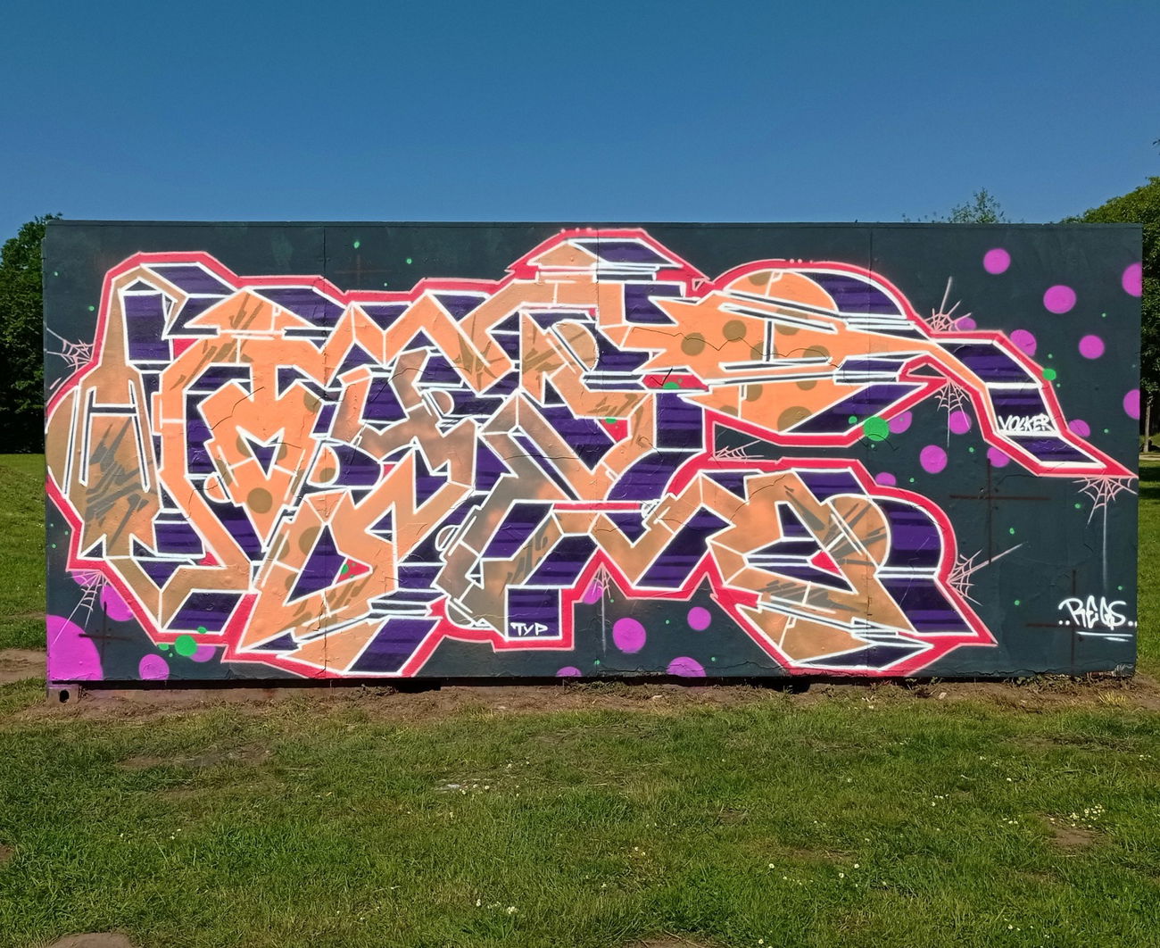 Graffiti Wall - Photo by bares79 - typ, regscrew, mdtk (2021)