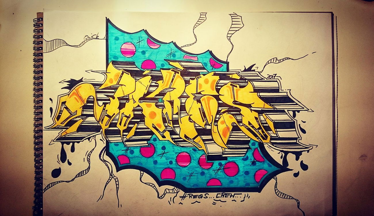 Graffiti Sketch - Photo by bares79 - bares, regscrew, regs (2017)