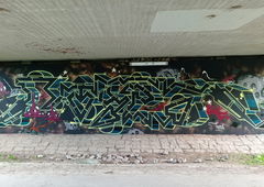 Graffiti Wall - Photo by bares79 - typ, regscrew, mdtk (2021)