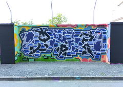 Graffiti Wall in Dortmund - Photo by bares79 - typ, regs, mdtk (2023)