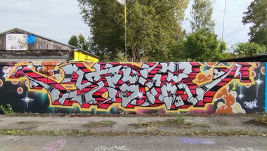 Graffiti Wall in Dortmund - Photo by bares79 - typ, regscrew, mdtkcrew (2023)