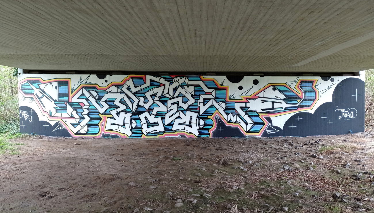 Graffiti Wall - Photo by bares79 - typ, regscrew, mdtk (2021)
