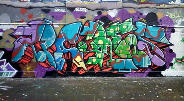 Graffiti Wall - Photo by bares79 - bares, adf (2015)