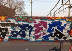 Graffiti Wall in Dortmund - Photo by bares79 - typ, tfs, ayc (2026)