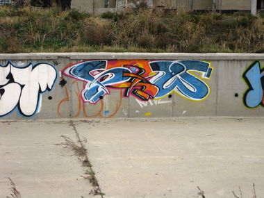 Graffiti Wall in Radevtsi - Photo by baw23