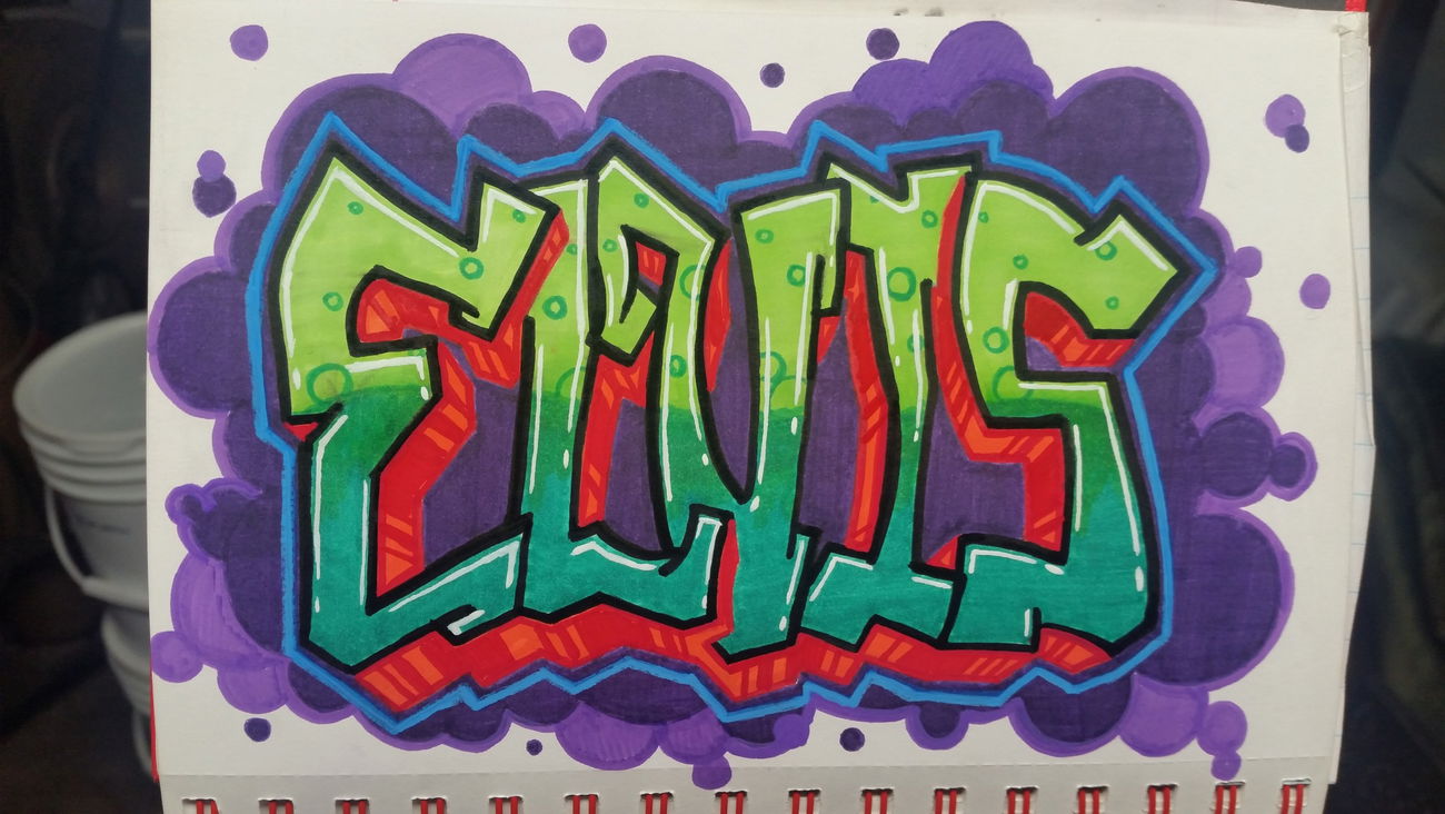 Graffiti Wall - Photo by bdunn (2017)