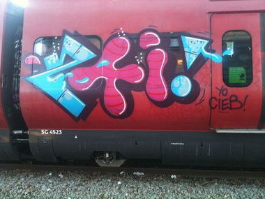 Graffiti Train - Photo by beatz1