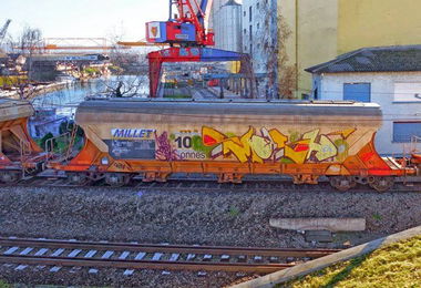 Graffiti Train - Photo by beatz1