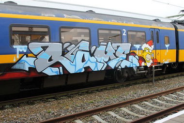 Graffiti Train - Photo by beatz1