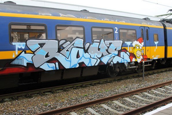 Graffiti Train - Photo by beatz1