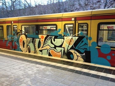 Graffiti Train - Photo by beatz1