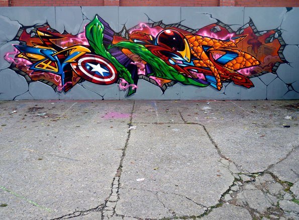 Graffiti Wall - Photo by beatz1