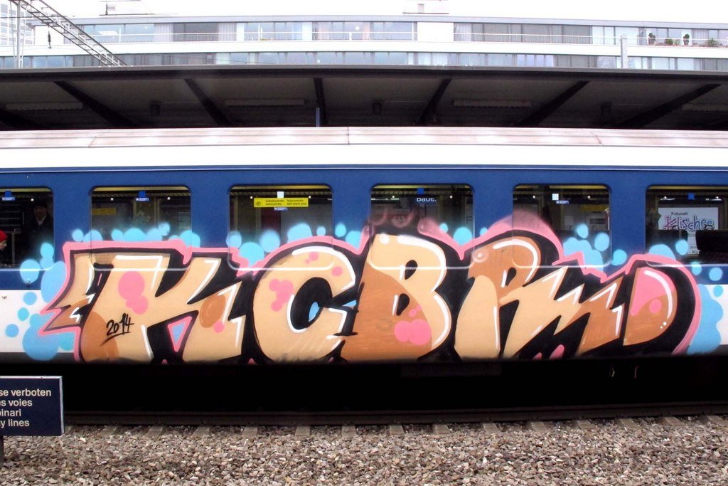 Graffiti Train - Photo by beatz1 - kcbr, crew