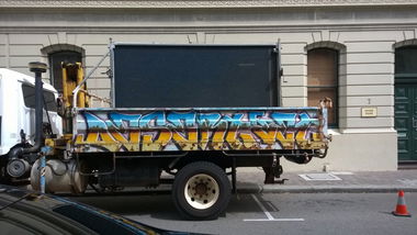 Graffiti Bombing - Photo by beatz1