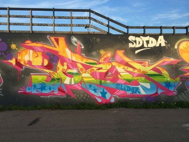 Graffiti Wall - Photo by beatz1