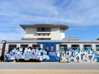 Graffiti Train - Photo by beatz1