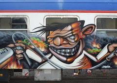 Graffiti Train - Photo by beatz1