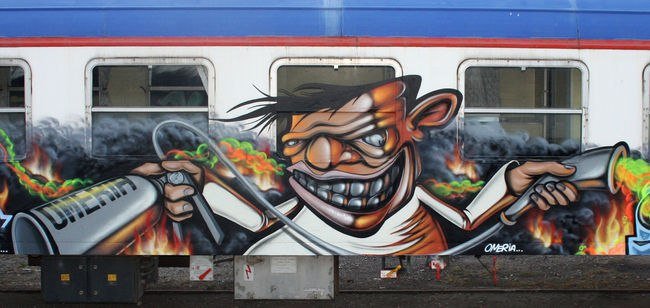 Graffiti Train - Photo by beatz1