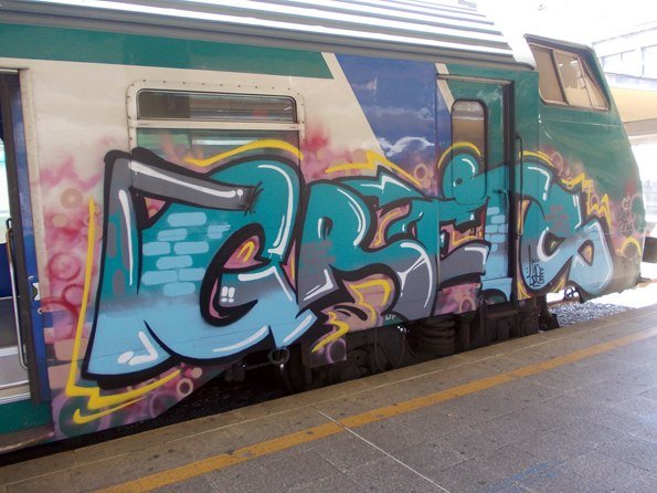 Graffiti Train - Photo by beatz1