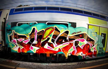 Graffiti Train - Photo by beatz1