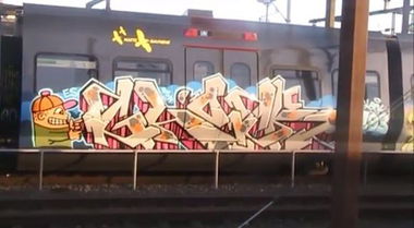 Graffiti Train - Photo by beatz1
