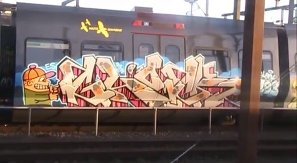 Graffiti Train - Photo by beatz1